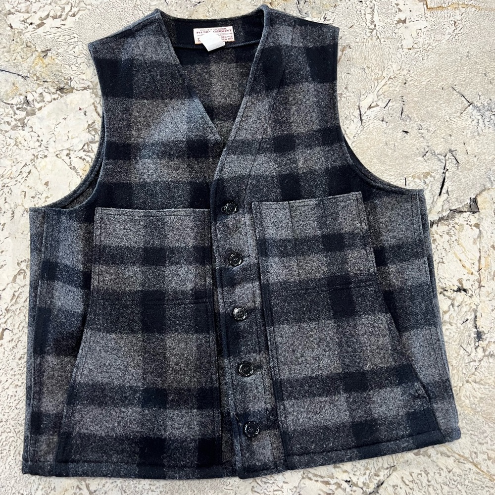 C.C. Filson Mackinaw genuine Garment wool vest